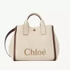 Rafia efektli elyaftan yapılmış Chloé Carry tote çanta Rafia efektli elyaftan yapılmış Chloé Carry tote çanta