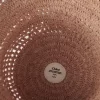 Rafiadan yapılmış Chloé Sunset kova şapkası