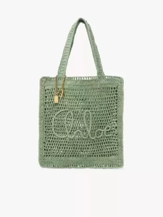 Rafiadan yapılmış Summer Banana tote çanta