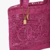 Rafiadan yapılmış Summer Banana tote çanta Rafiadan yapılmış Summer Banana tote çanta