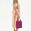 Rafiadan yapılmış Summer Banana tote çanta Rafiadan yapılmış Summer Banana tote çanta