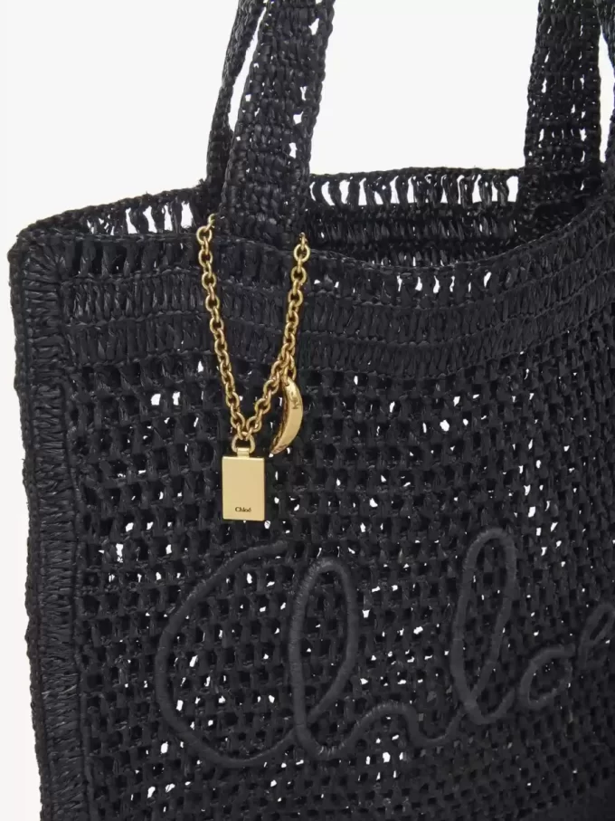 Rafiadan yapılmış Summer Banana tote çanta Rafiadan yapılmış Summer Banana tote çanta
