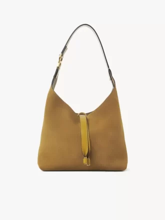 Süet deriden küçük Marcie hobo çanta