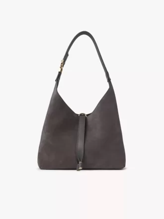 Süet deriden küçük Marcie hobo çanta
